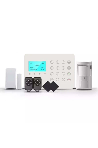 OPAX Ard-575 Gprs Gsm Wıfı Kablolu & Kablosuz Dokunmatik Alarm Sistemi (1 YIL AHM ÜCRETSİZ) ürün görseli 1