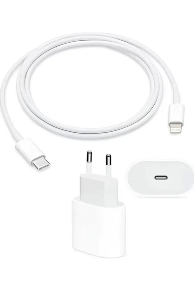 Iphone Tüm Serilerle Uyumlu Hızlı Şarj Aleti Kablo Adaptör Set 11 12 13 Pro Max ürün görseli 1