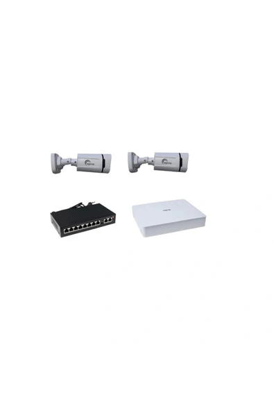 APROX 2Li 5MP WARMLED SESLİ İP KAMERA SETİ ürün görseli 1