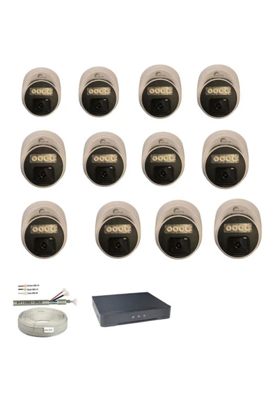 APROX 12 li 2 MP WARMLED ahd kamera Seti ürün görseli 1