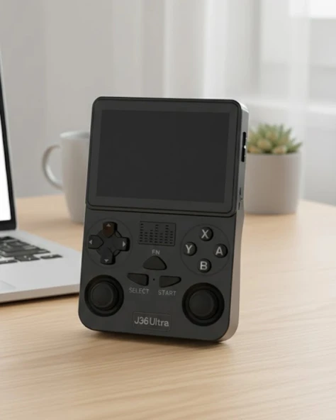 Wi-Fi Özellikli Taşınabilir Retro Oyun Konsolu Analog Joystickli ürün görseli 1