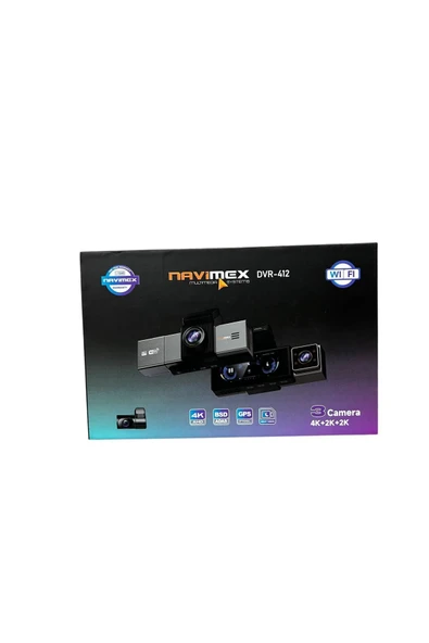 Navimex DVR-412 TAM PROFESYONEL (WIFI) GECE GORUSLU 3 KAMERALI KAYIT CIHAZI ürün görseli 1