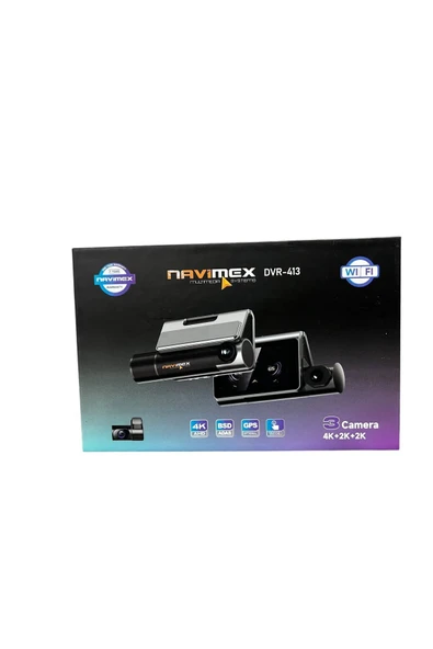 Navimex DVR-413 TAM PROFESYONEL (WIFI) GECE GORUSLU 3 KAMERALI KAYIT CIHAZI ürün görseli 1