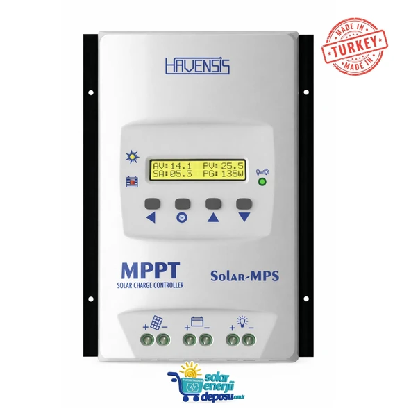 Havanesis Solar-40AMPS 12/24V 40A MPPT Şarj Kontrol Cihazı (S40AMPS) ürün görseli 1