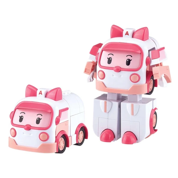 Robocar Poli Transforming Robot Figür- Amber 0651 - Resim 2