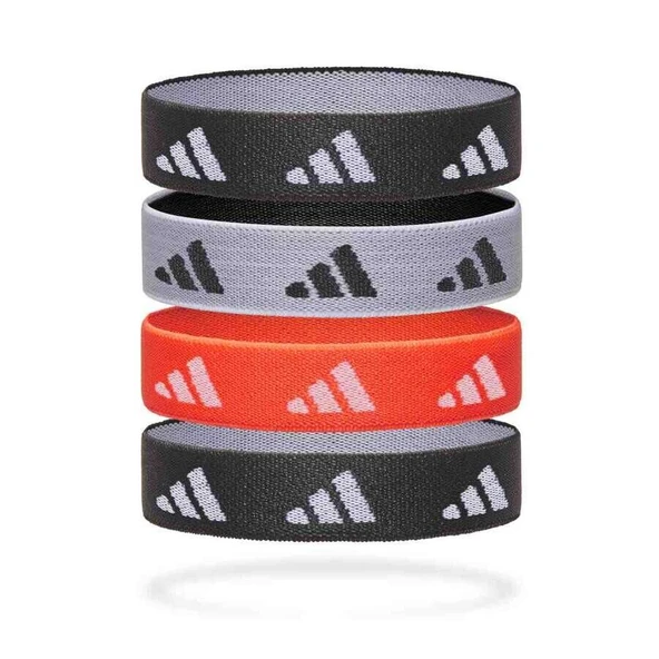 Adidas Siyah Beyaz Kırmızı Saç Tokası ADAC-16210 ürün görseli 1