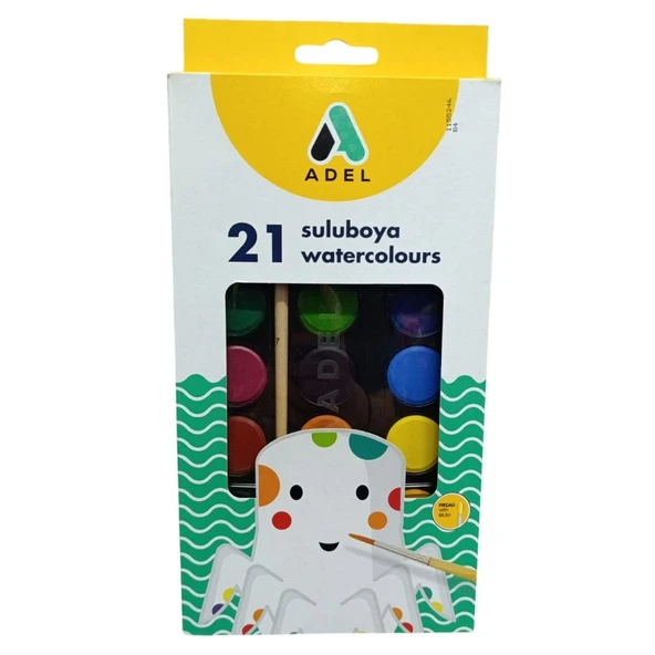 Adel 21 Renk Sulu Boya 229 0931 001 ürün görseli 1