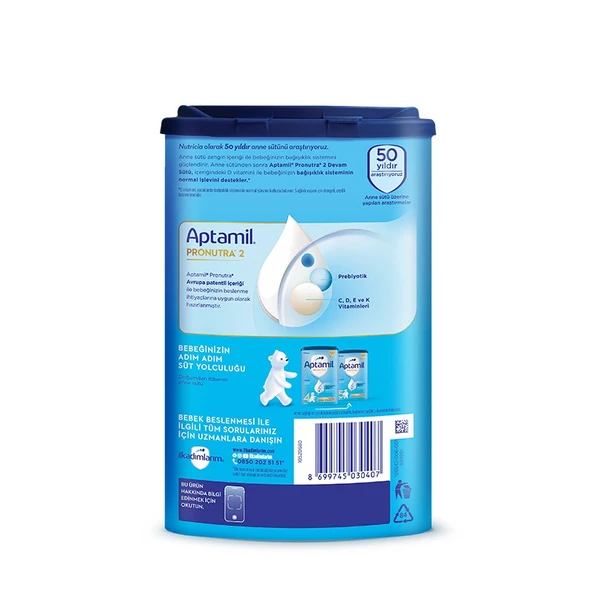 Aptamil Devam Sütü Maması No2 6-9 Ay 800 Gr - Resim 2