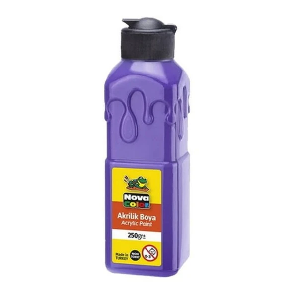 Nova Color Akrilik Boya Mor 250 Gr NC-3018 ürün görseli 1