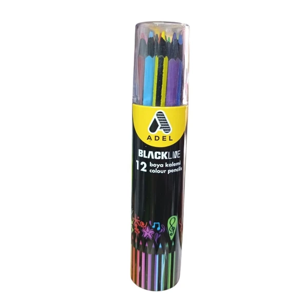 Adel Blackline Boya Kalemi 12 Renk Tüp 211 2312 013 ürün görseli 1