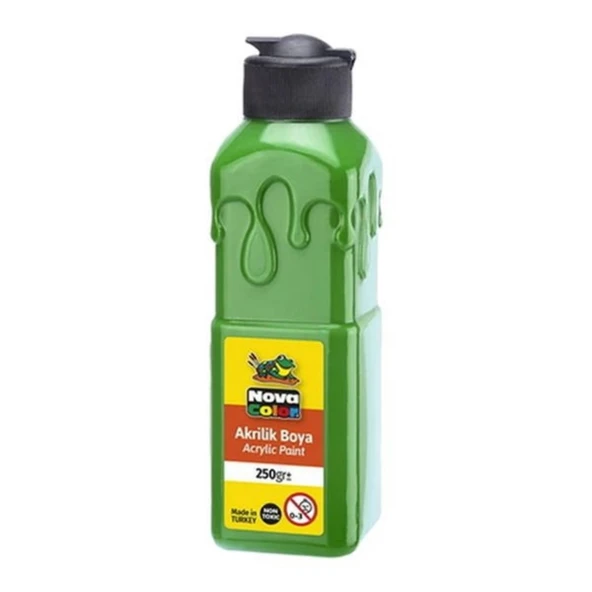 Nova Color Akrilik Boya Yeşil 250 Gr NC-3013 ürün görseli 1