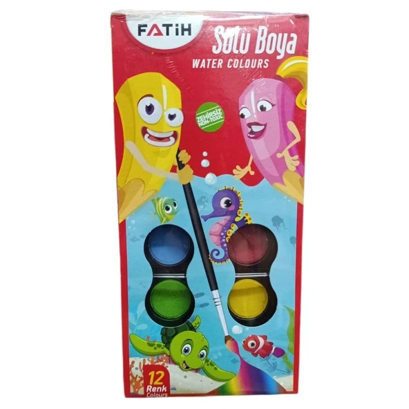 Fatih Suluboya 12 Renk 50040 ürün görseli 1