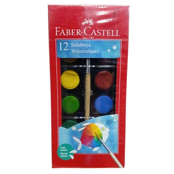 Faber Castell 12li Sulu Boya 5292 125011 ürün görseli 1