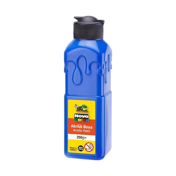 Nova Color Akrilik Boya Mavi 250 Gr NC-3012 ürün görseli 1