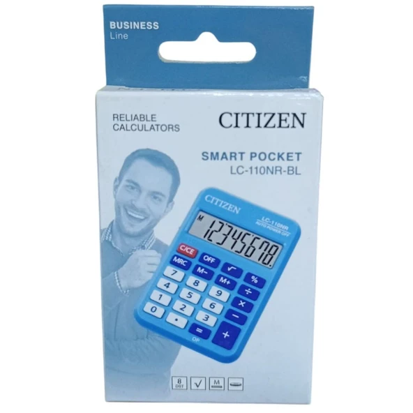 Citizen Cep Hesap Makinası Mavi Lc-110Nrbl ürün görseli 1