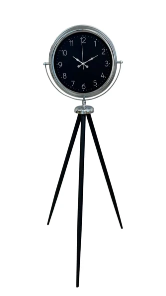Krom Zarif Tripod Ayaklı Saat - Resim 4