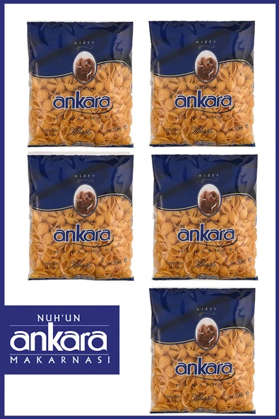 Nuh'un Ankara Midye Makarna 500 gr x 5 Adet ürün görseli 1