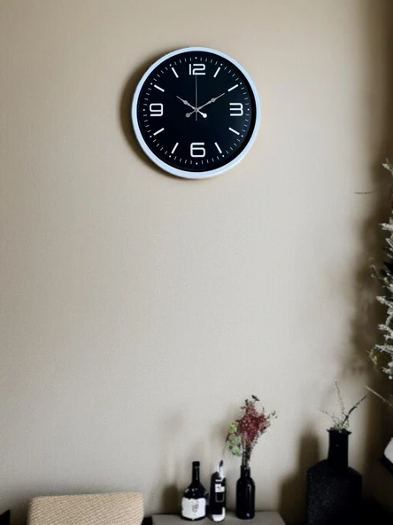 36 Cm Modern Dekoratif Duvar Saati - Resim 3