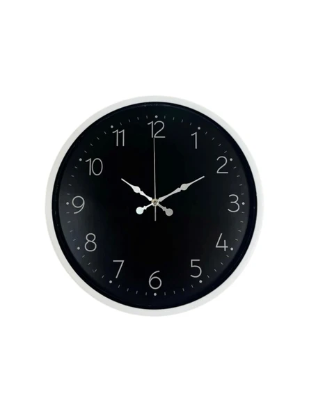 36 Cm Dekoratif Sade Duvar Saati - Resim 4