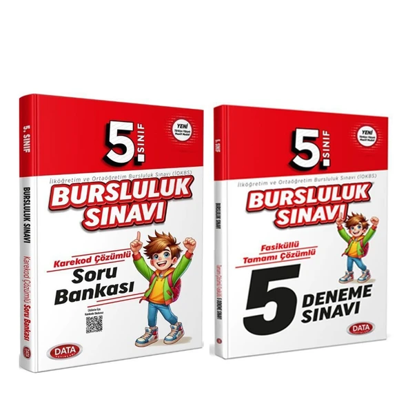 Data Yayınları 5. Sınıf Bursluluk Sınavı Soru Bankası ve Deneme Seti 2 Kitap ürün görseli 1