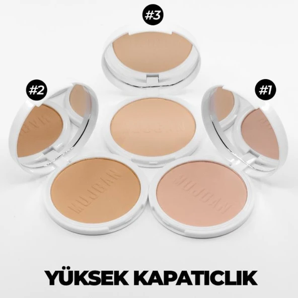3'lü Profesyonel Mat Pudra Seti - Resim 2