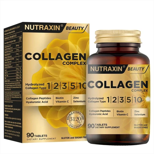 Nutraxin Beauty Collagen Complex 90 Tablet ürün görseli 1