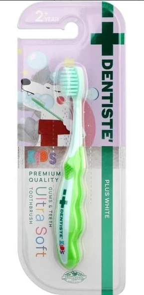 Dentiste Çocuk Diş Fırçası Ultra Soft +2 Yaş | Yeşil-Turkuaz ürün görseli 1
