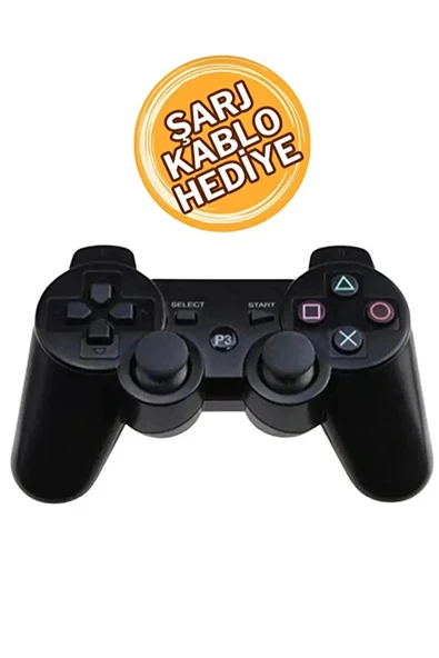 Ps3 Kablosuz Analog Oyun Kolu Oyuncu Konsolu Dualshock Wireless Joystick Controller ürün görseli 1