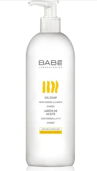 Babe Oil Soap 500 ml |  Çok Kuru ve Atopik Ciltler İçin Duş Yağı ürün görseli 1