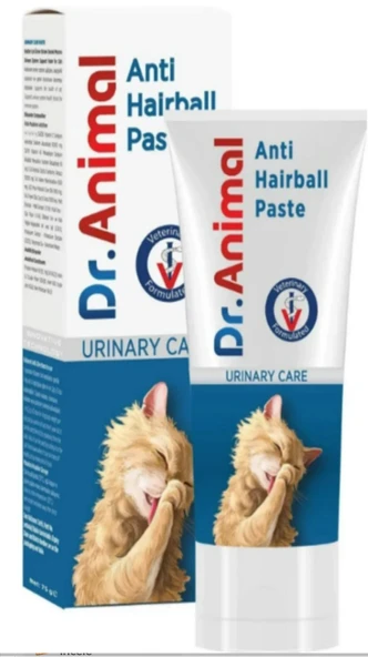 Dr. Animal Urinary & Anti-Hairball Kedi Malt Macunu  Tüy Yumağı Önleyici ve İdrar Yolu Koruyucu (Kızılcık Özlü) ürün görseli 1