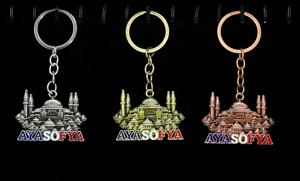 Metal Ayasofya Anahtarlık Alk2206 ürün görseli 1