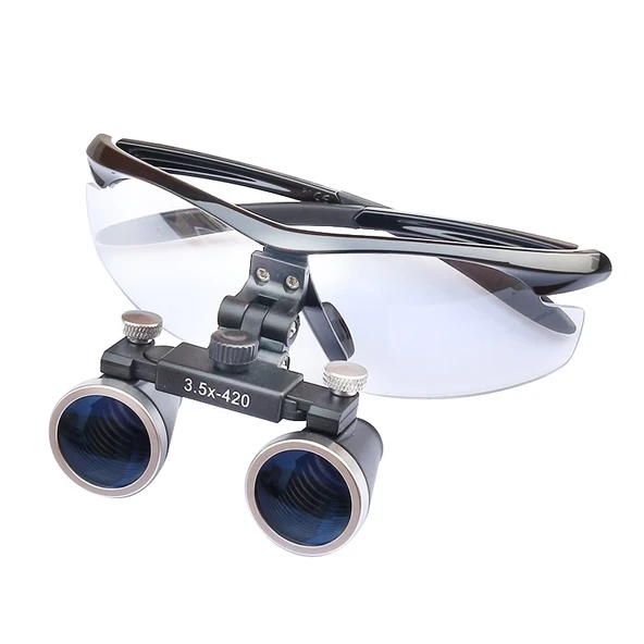 3.5x420mm  Diş Cerrahi Gözlük Lens Büyüteç,taşıma Çantalı ürün görseli 1