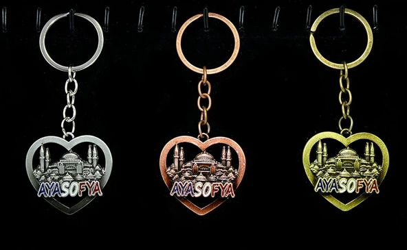 Metal Ayasofya Anahtarlık Alk2201 ürün görseli 1