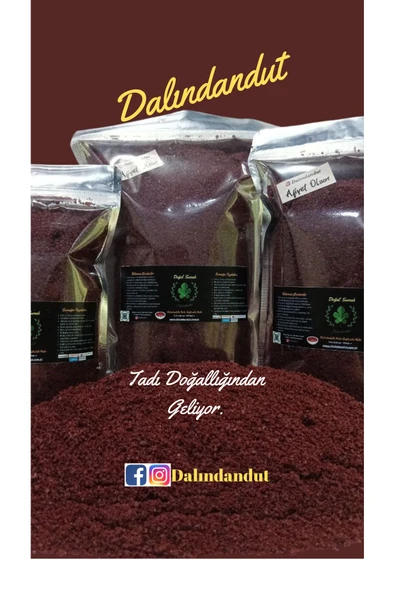 Dalındandut Yeni Mahsül Doğal Sumak Toz 250 gr ( Taze Öğütülmüş, Katkısız) ürün görseli 1