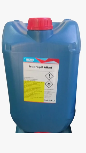 %99 saflıkta 20 lt saf ipa izopropil alkol temizlik solventi (izopropil dezenfektan) ürün görseli 1