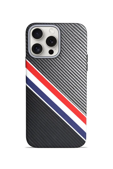 Aether Carbon iPhone 14 Pro 6.1" MagSafe Karbon Kılıf Racing Heritage ürün görseli 1