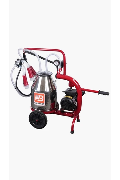 BARTECH Tek Sağım Tek Güğüm İnek Sağım Makinesi C Model (Yağlı Pompa) ürün görseli 1