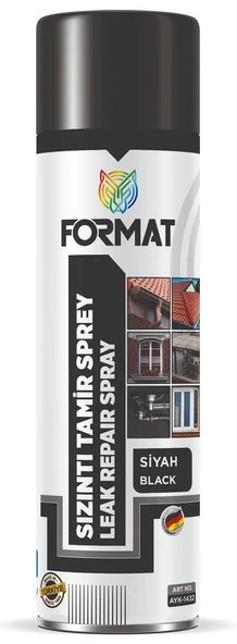 Format Sızıntı İzolasyon Tamir Spreyi Siyah 500 ML ürün görseli 1