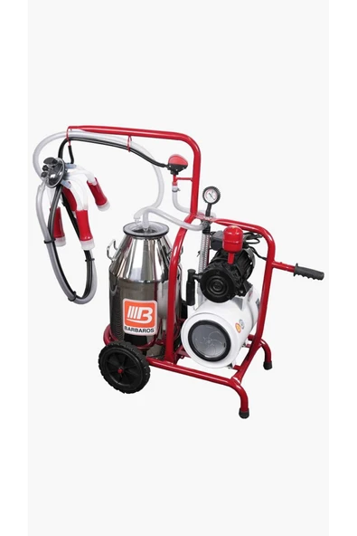 BARTECH Tek Sağım Tek Güğüm İnek Sağım Makinesi Üniversal Model (Yağlı Pompa) ürün görseli 1