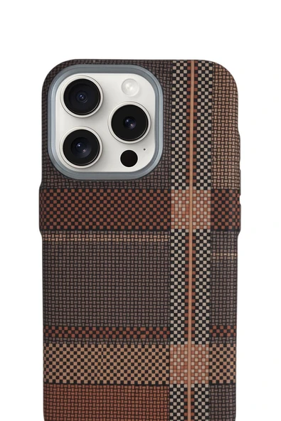 Aether Carbon iPhone 14 Pro Max MagSafe Karbon Kılıf Copper Craft - Resim 2