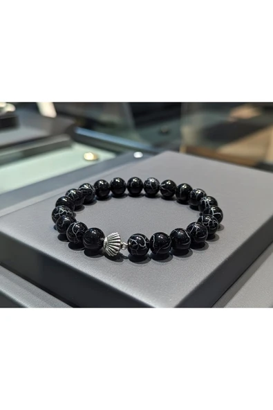 Jadem Gold Obsidyen Doğaltaş Bileklik ürün görseli 1