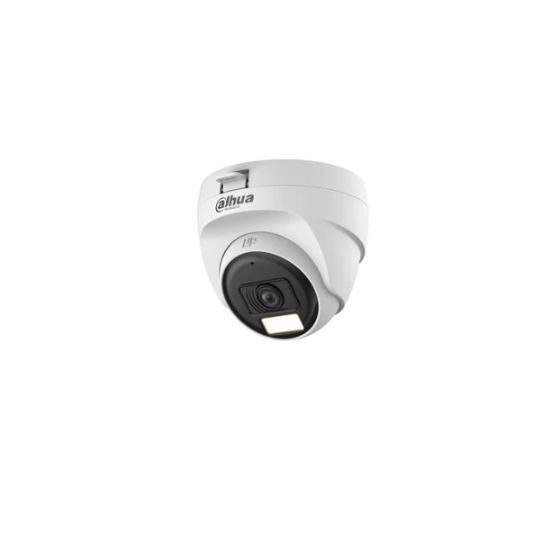 DAHUA HAC-T1A21P-U-IL-0280B, 2Mpix, 2.8mm Lens, 25 Mt Gece Görüşü, Smart Dual Light, Dome Kamera ürün görseli 1
