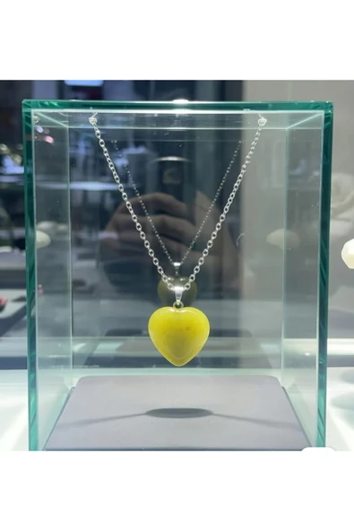 Jadem Gold Yeşim Dogaltaş Kolye - Resim 5