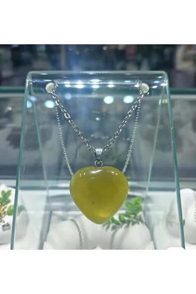 Jadem Gold Yeşim Dogaltaş Kolye ürün görseli 1