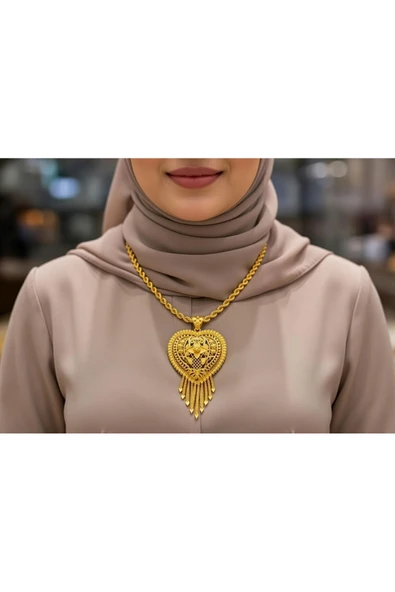 Jadem Gold Jade'm Gold Altın Kaplamalı Şık Kolye ürün görseli 1