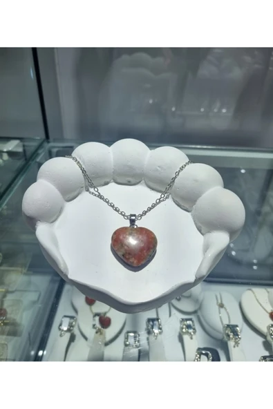 Jadem Gold Jasper Dogaltaş Kolye - Resim 3