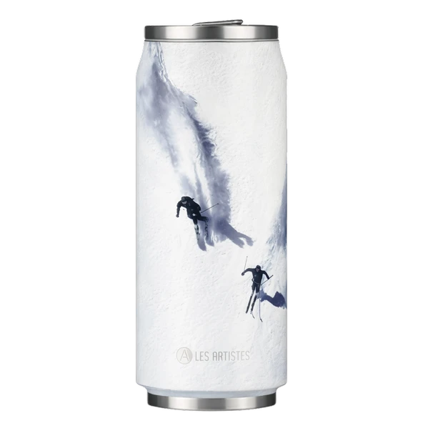 Les Artistes Paris Isı Yalıtımlı Kutu Çelik Termos 500ml Ski ürün görseli 1