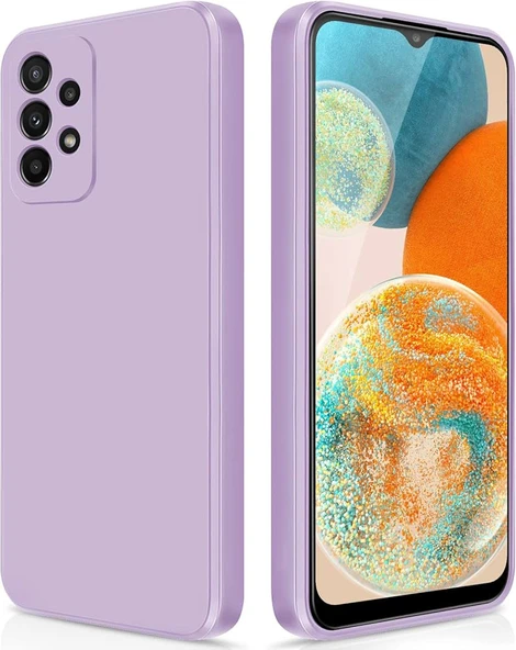 SAMSUNG A23 4 G MOR SLİKON KILIF ürün görseli 1