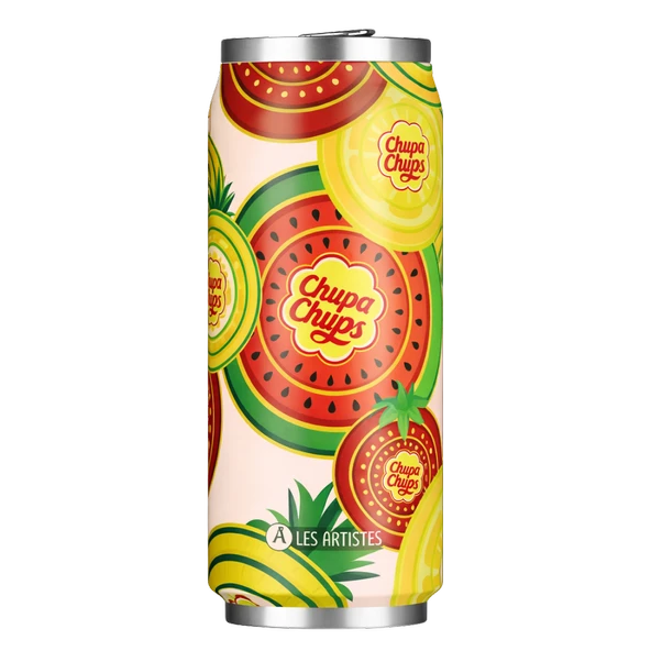Les Artistes Paris Isı Yalıtımlı Kutu Çelik Termos 500ml Chupa Fruit ürün görseli 1