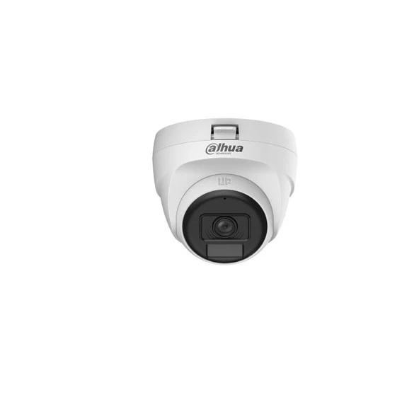 DAHUA HAC-T1A21P-U-IL-A-0280B, 2Mpix, 2.8mm Lens, 25 Mt Gece Görüşü, Smart Dual Light, Dahili Mikrofon, Dome Kamera ürün görseli 1
